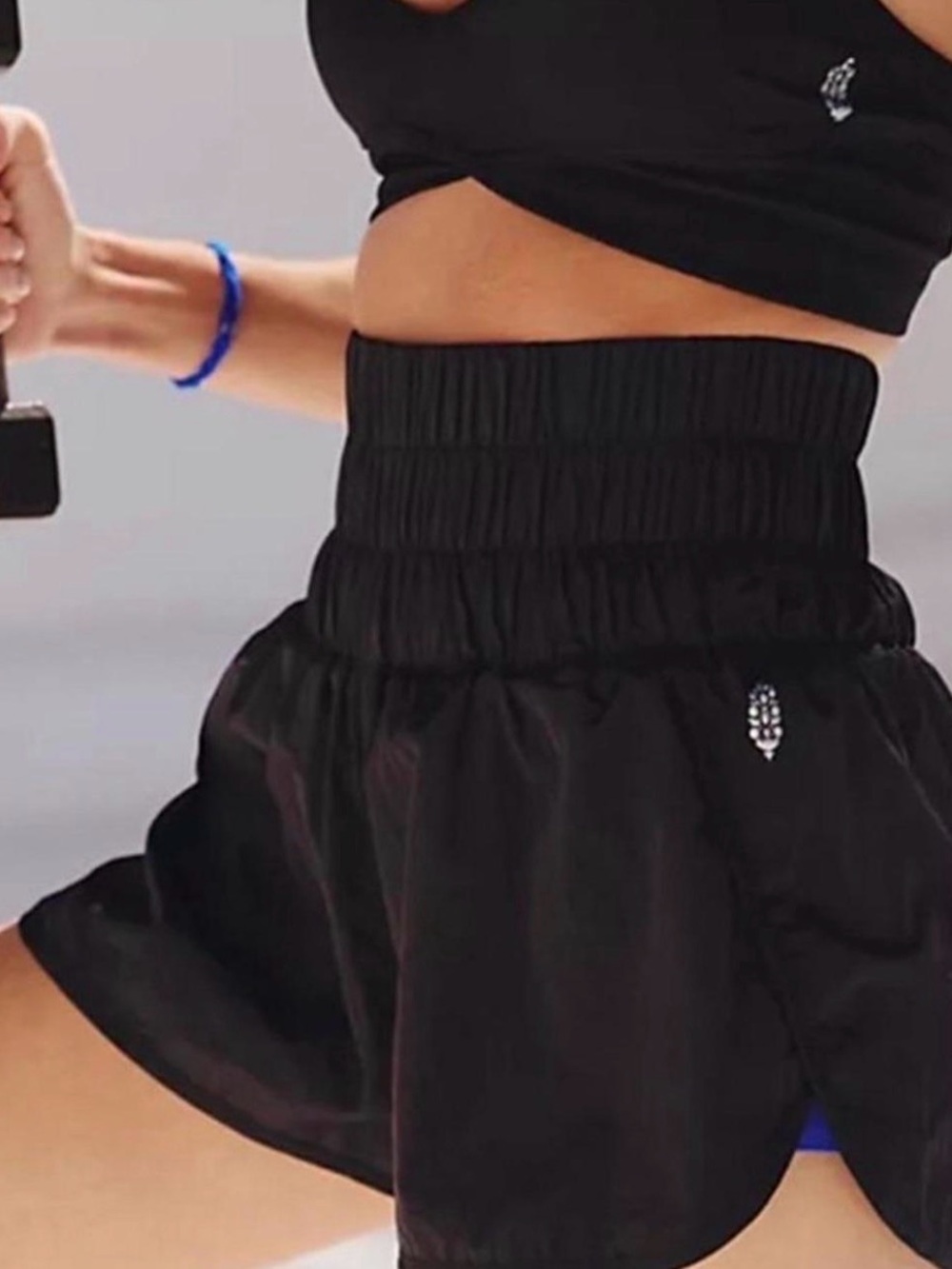 Free People Movement The Way Home Run Shorts Black